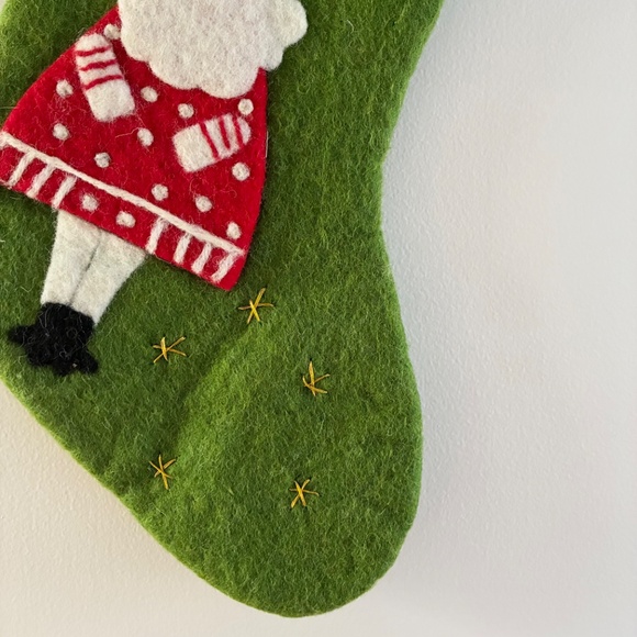 Felted Wool Christmas Stockings - Picture 6 of 10
